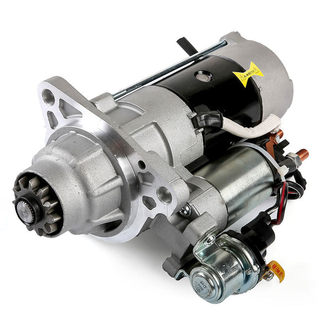 New Kato Excavator HD1403 Mitsubishi 6D24 Starter Motor 24V 5.5KW - Fab Heavy Parts