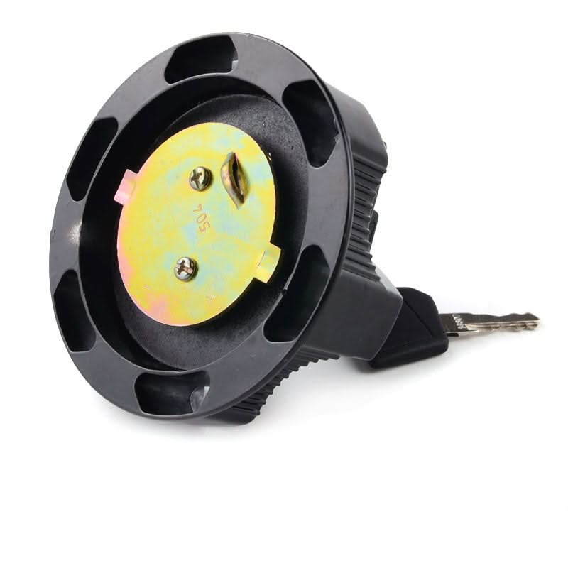 New Locking Fuel Cap w/ 2 Keys replaces 331/31152 for JCB 3CX JS Excavator - Fab Heavy Parts