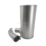 New Muffler 6732 - 11 - 5570 Fits for Komatsu PC120 - 6 PC130 - 6 PC100 - 6 Excavator with Pipe 80mm - Fab Heavy Parts
