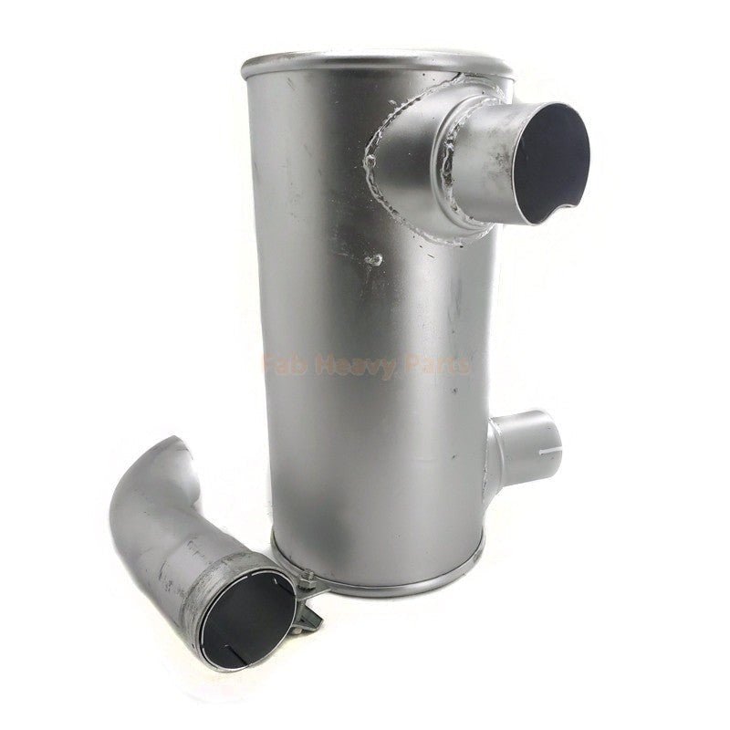 New Muffler 6732 - 11 - 5570 Fits for Komatsu PC120 - 6 PC130 - 6 PC100 - 6 Excavator with Pipe 80mm - Fab Heavy Parts