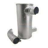 New Muffler 6732 - 11 - 5570 Fits for Komatsu PC120 - 6 PC130 - 6 PC100 - 6 Excavator with Pipe 80mm - Fab Heavy Parts