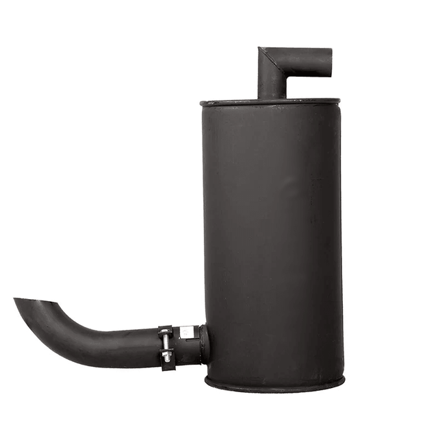 New Muffler P/N 4255657 Fits Hitachi Excavator EX100 - 2 EX100 - 3 EX100M - 3 w/ Isuzu Engine 4BD1 - Fab Heavy Parts