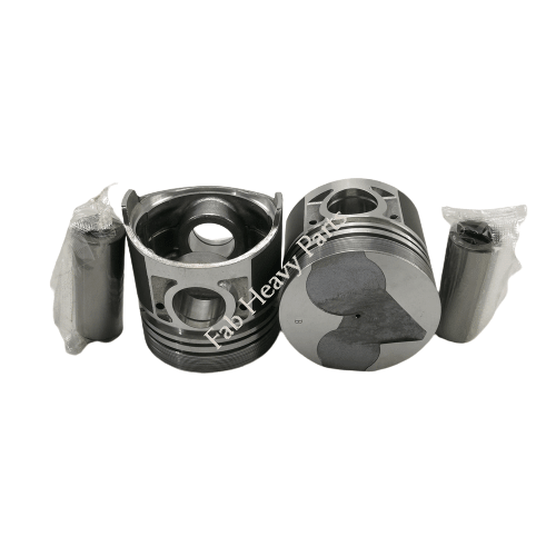 New V1512 Engine Piston Set 4 Pieces w/ Pin &Clip for Kubota Tractor - Fab Heavy Parts