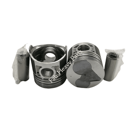 New V1512 Engine Piston Set 4 Pieces w/ Pin &Clip for Kubota Tractor - Fab Heavy Parts