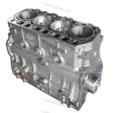 New Yanmar Engine 4TNV94 4TNV94L Cylinder Block Assembly w/ Crankshaft Piston Sleeve Bearing Connecting Rod - Fab Heavy Parts