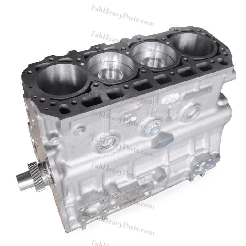 New Yanmar Engine 4TNV94 4TNV94L Cylinder Block Assembly w/ Crankshaft Piston Sleeve Bearing Connecting Rod - Fab Heavy Parts