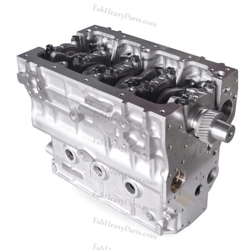 New Yanmar Engine 4TNV94 4TNV94L Cylinder Block Assembly w/ Crankshaft Piston Sleeve Bearing Connecting Rod - Fab Heavy Parts