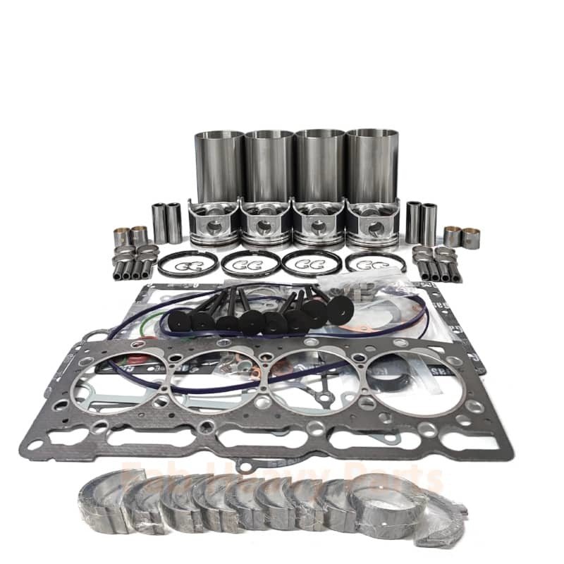 Overhaul Rebuild Kit for Mitsubishi 4D34 Engine Kobelco Excavator ED190 - Fab Heavy Parts