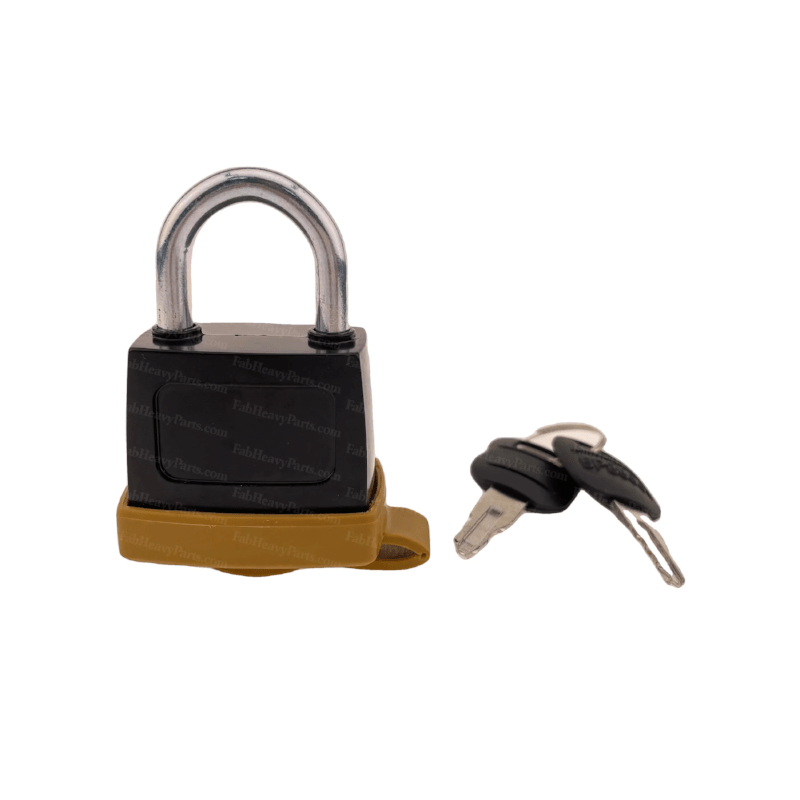 Padlock 246 - 2641 2462641 & Key 5P8500 5P - 8500 Fits for Caterpillar 311 312 330 320 336 345 307 308 323D 216 815 953 973 - Fab Heavy Parts