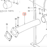マフラー排気パイプ7023241日立のためのアフターマーケットEX200-2 EX200-3掘削機