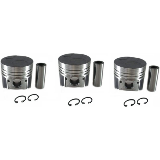 Pistons Set for Kubota Engine D905 Size Plus 0.5mm - Fab Heavy Parts
