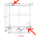 Hydraulic Radiator Core Assembly Fits for Case Excavator CX160