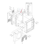 Radiator 11N8-40213 11N8-45070 for Hyundai Excavator R305LC-7 R290LC-7