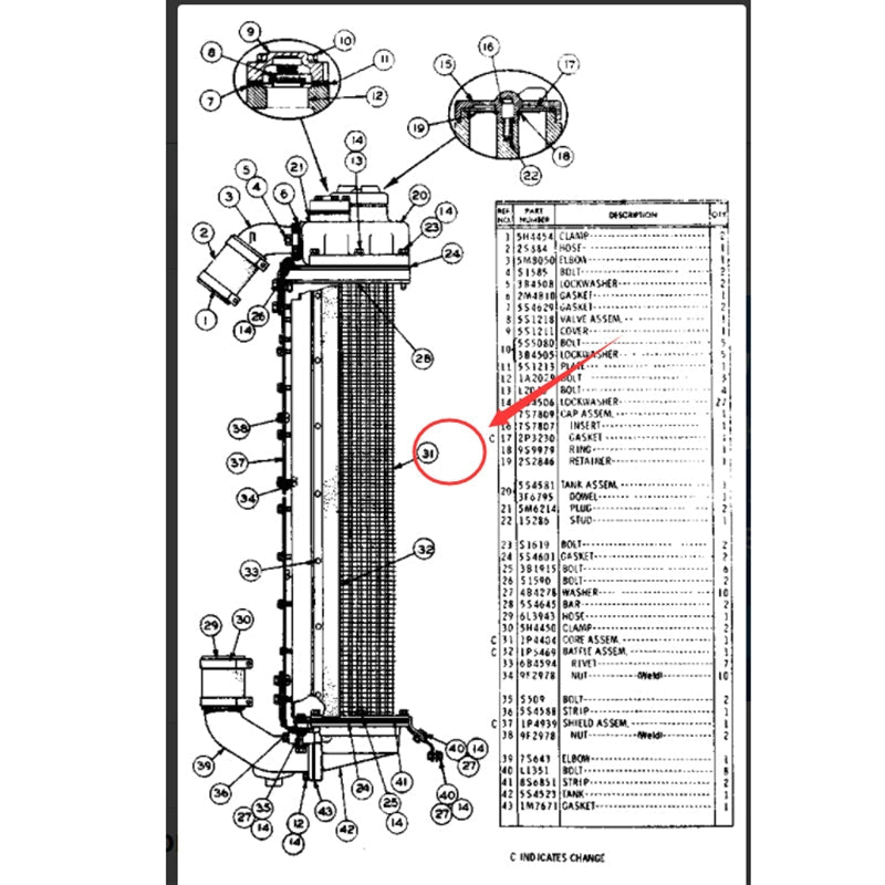 Radiator 1P4404 1P - 4404 Fits for Caterpillar CAT 814 966C 966R Enegine 3306 - Fab Heavy Parts