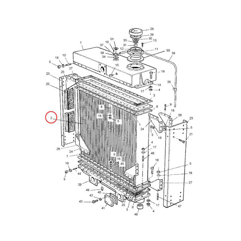 Radiator 2P - 6830 2P6830 Fits for Caterpillar CAT Engine 3406 3306 Truck D350C D350E D35C D400 D400E D40D - Fab Heavy Parts