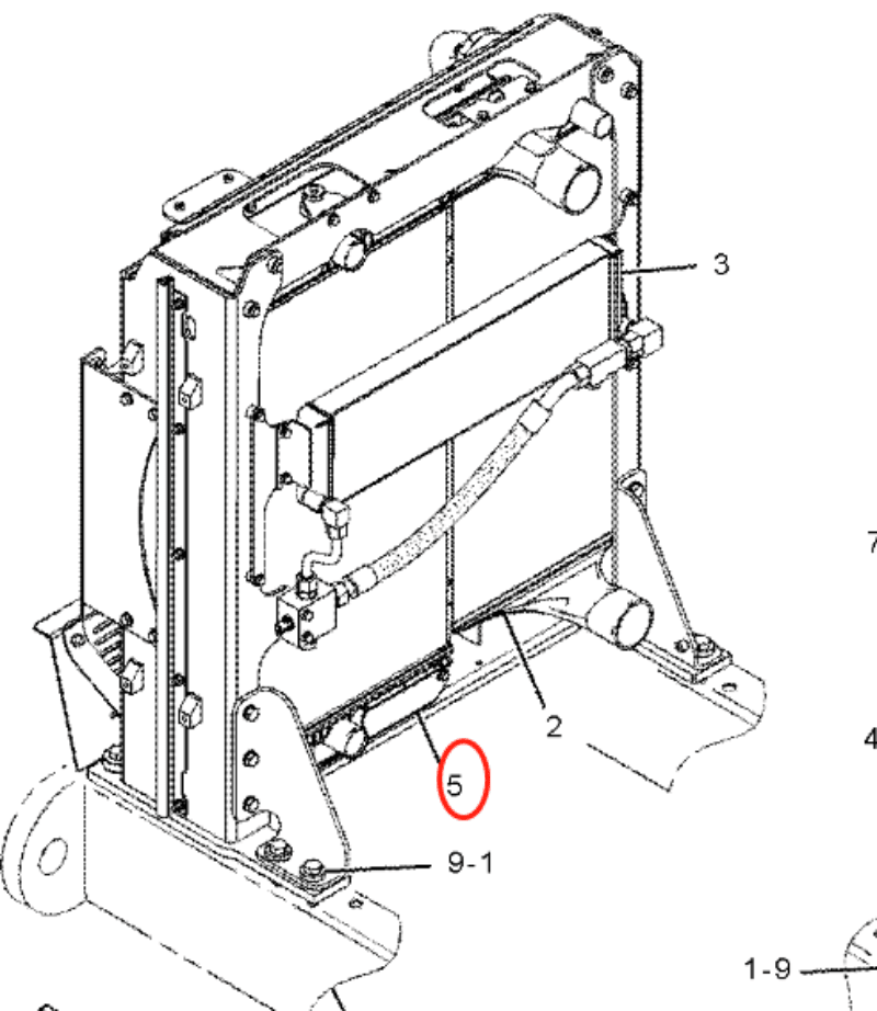 Radiator Core 249 - 7367 2497367 Fits for Caterpillar CAT 16M Motor Grader - Fab Heavy Parts