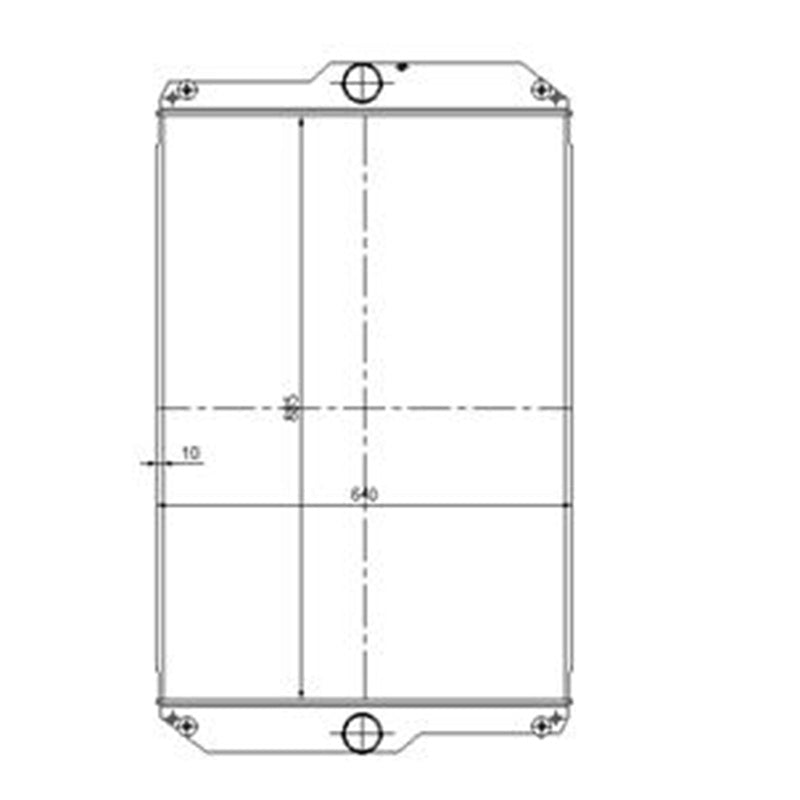 Noyau de radiateur 249-7367 2497367, adapté à la niveleuse Caterpillar CAT 16M