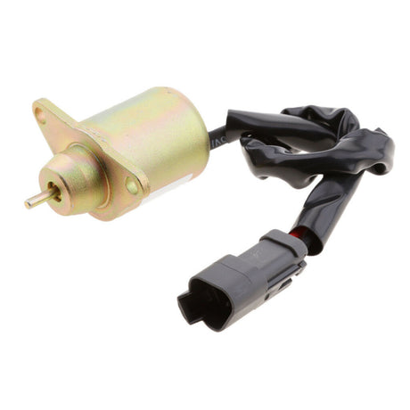 Stop Shutoff Solenoid 41-6383 for Yanmar Engine Replaces Thermo King 4TNE84, 12V-Shut down solenoid-Fab Heavy Parts