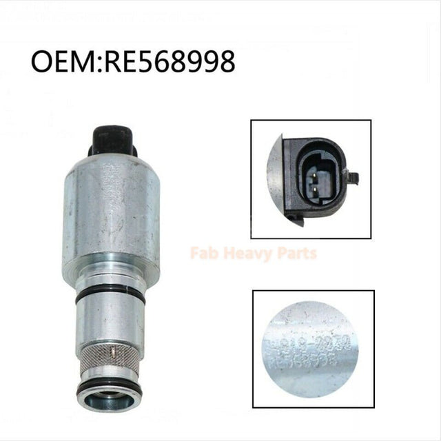 Solenoid Valve RE568998 Fits for John Deere 9510R 9560R 9460R 9410R - Fab Heavy Parts