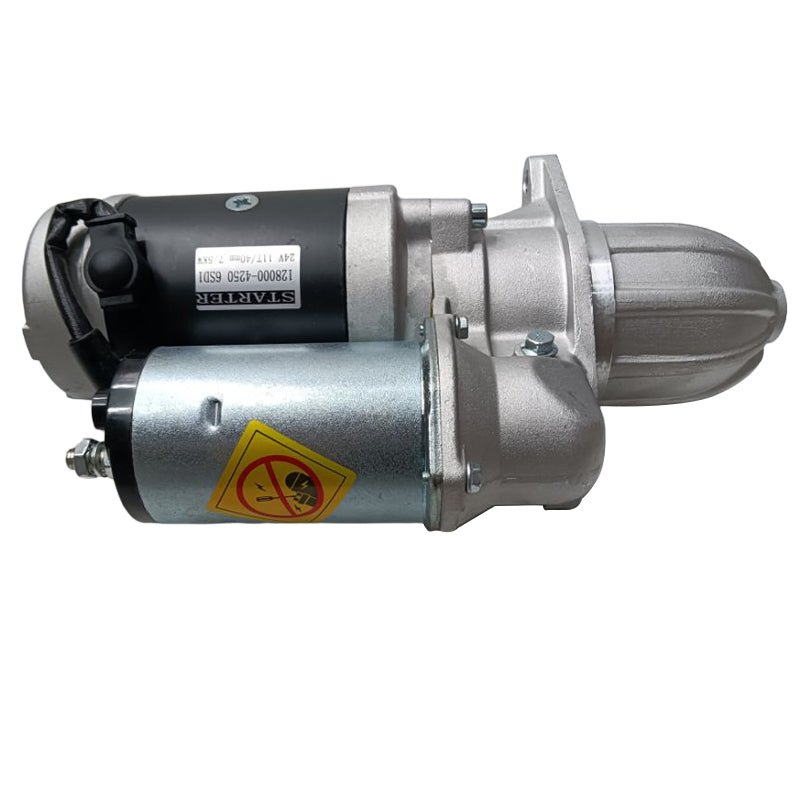 Starter Motor 1 - 81100 - 294 - 1 1811002941 for Hitachi Excavator EX300 - 2 EX300 - 3 EX300 - 5 EX350H - 5 EX350K - 5 EX385USR Engine 6SD1 - Fab Heavy Parts