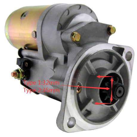 Motor de arranque 1280000960 para el motor Isuzu C-190 C-240 2AB1 3AB1 4FA1