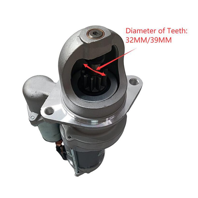 Starter Motor Aftermarket Replacement For Bobcat 643 Loader Delco Remy 28MT 12V 12 Teeth - Fab Heavy Parts