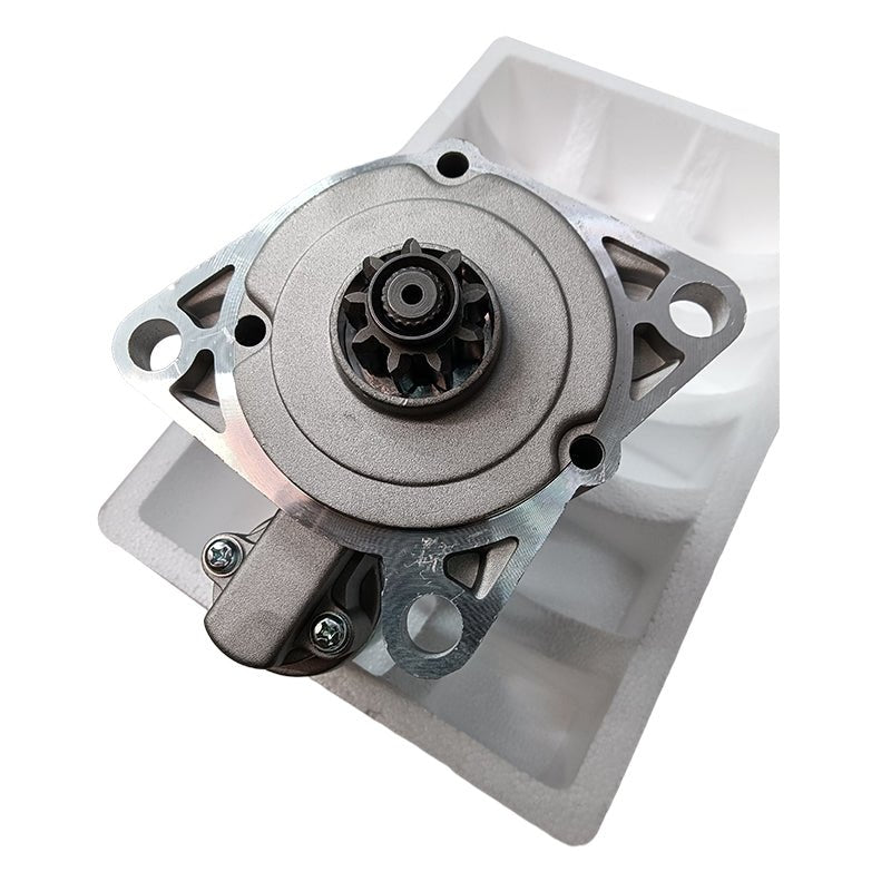 Starter Motor M2T64271 for Mitsubishi Engine 4DR5 Fits for Caterpillar Excavator E70Midi E70B EL70 - Fab Heavy Parts