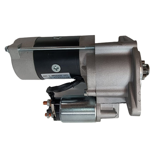 Starter Motor M2T64271 for Mitsubishi Engine 4DR5 Fits for Caterpillar Excavator E70Midi E70B EL70 - Fab Heavy Parts