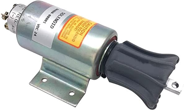 Stop Solenoid 04400 - 08801 0440008801 for Mitsubishi S12R Engine - Fab Heavy Parts