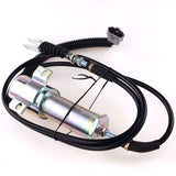 Stop Solenoid 11E1 - 60100 - 24 60V1 - 60100 - 24 24V for Hyundai R210 - 5 R210 - 7 - Fab Heavy Parts