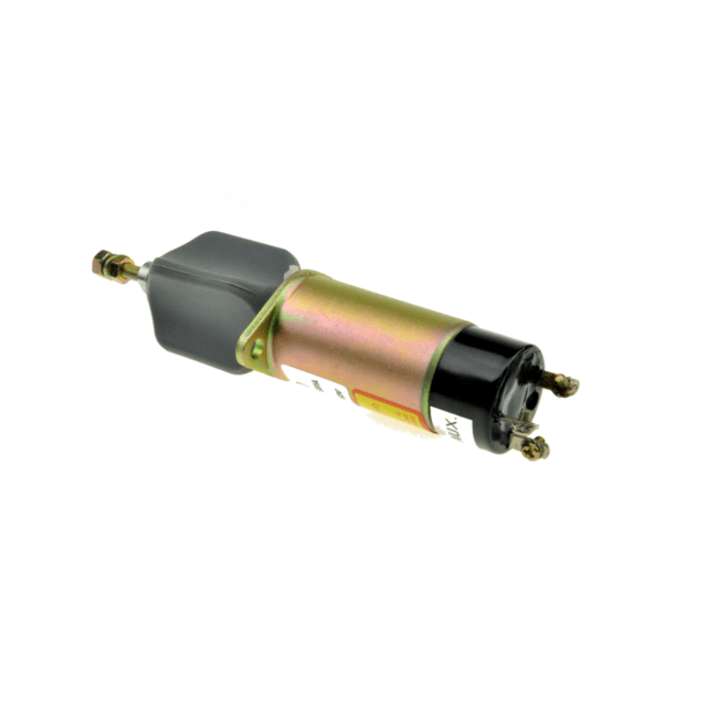 Stop Solenoid 1500 - 2073 1502 - 12A6U1B2S1 Shutdown Engine for Woodward Synchro - Start 3 Terminals - Fab Heavy Parts