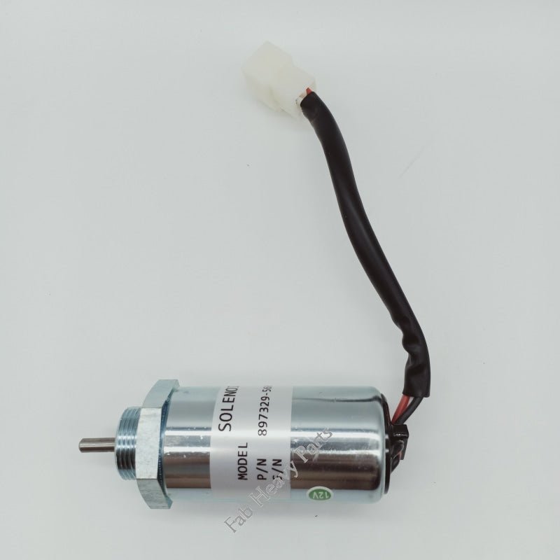 Stop Solenoid 8972091152 for Isuzu 4LE2 4LE2X Sumitomo Hitachi MV2 - 40 EX4U EX40U EX55 EX58 ZX40U Excavator - Fab Heavy Parts