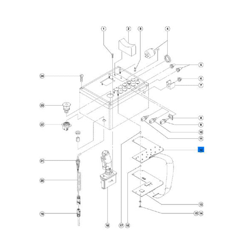 Switch Board Assembly 51856GT for Genie Scissor Lift GS - 2668 RT GS - 3390 GS - 4390 GS - 5390 GS - 3384 - Fab Heavy Parts