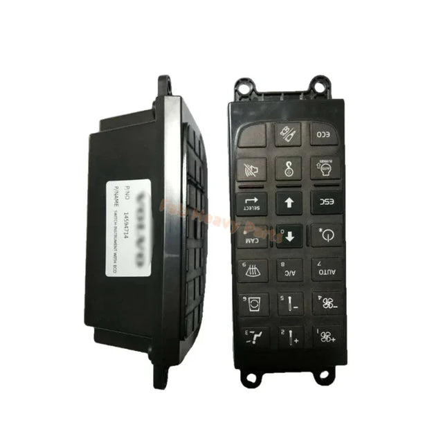 Switch Panel 14594714 for Volvo Excavator EC120D EC170D EC210D EC235D EC250D EC380D ECR145D EW140D EW210D