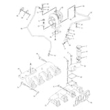 Turbo GT2052S Turbochager 207 - 7934 2077934 Fits for Caterpillar 3054 Perkins T4.40 Engine CAT 430D 438D 442D Backhoe Loader - Fab Heavy Parts