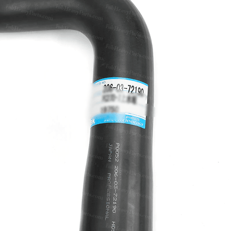 Upper Radiator Hose 206 - 03 - 72190 2060372190 Fits For Komatsu PC200 PC210 PC220LL PC270 PC270LL PC290 - Fab Heavy Parts