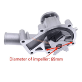Water Pump 16259 - 73036 for Kubota Engine D905 D1005 D1105 V1505 - Fab Heavy Parts