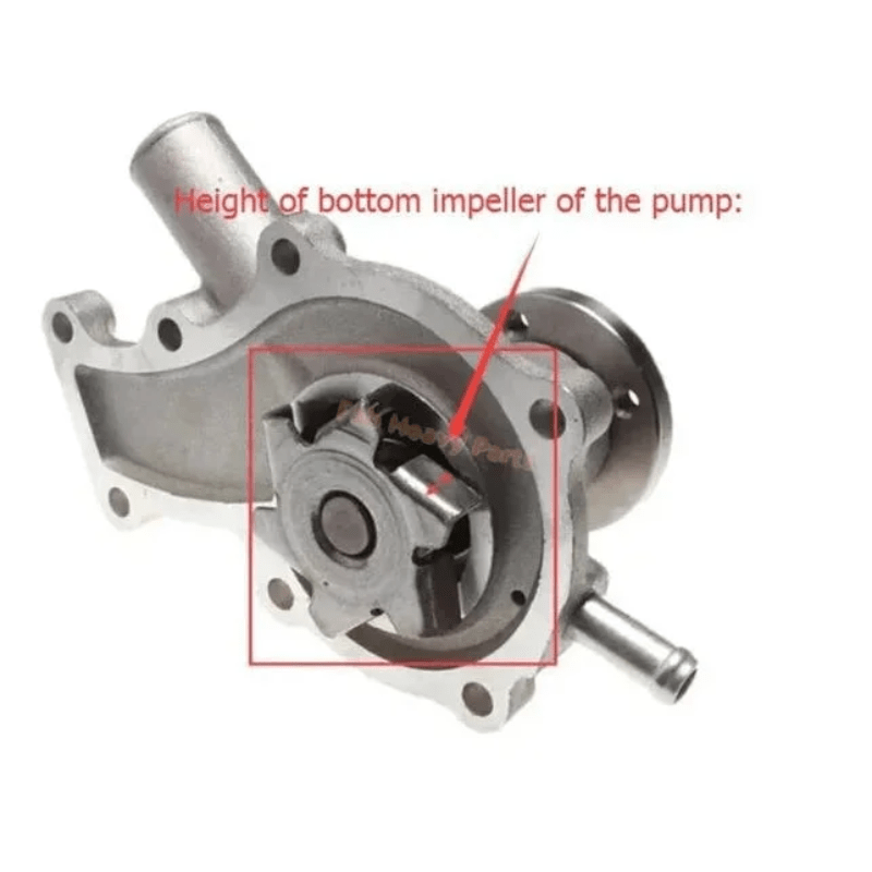 Water Pump 52819GT for Kubota Engine Z482 - E Genie Boom Lift Z - 34/22 Z - 34/22N Z - 45/25 Z - 45/25J - Fab Heavy Parts