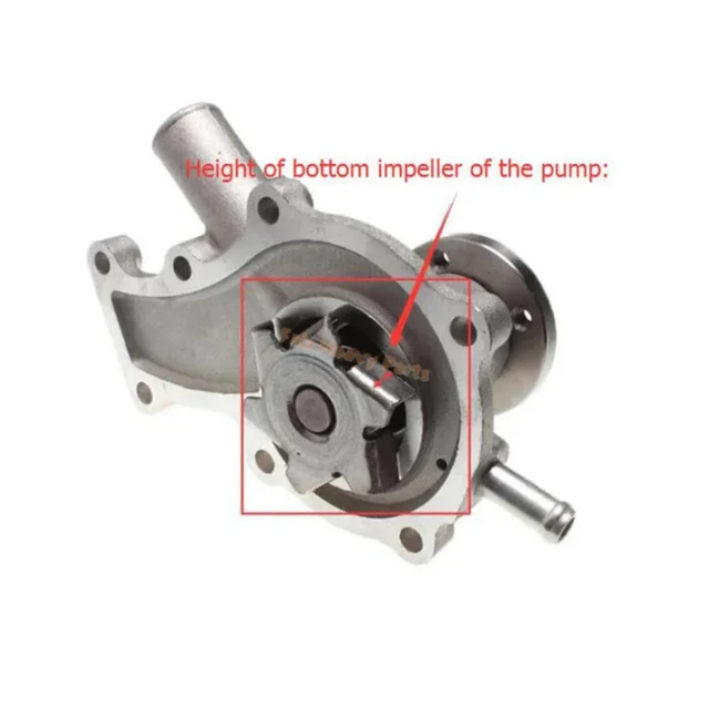 Pompe à eau 6670506 pour moteur Kubota D722, compatible avec Bobcat 320 322 453 463 MT50 MT52