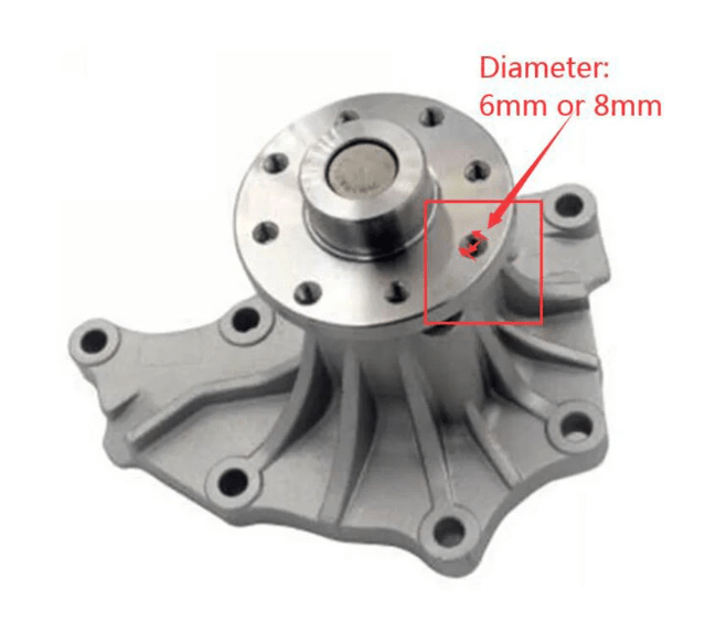 Water Pump 8970739510 8971050120 for Isuzu Trooper 2.8 3.1 TD 4JB1 4JG2 Engine - Fab Heavy Parts