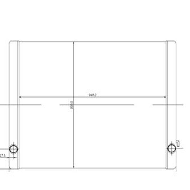 Hydraulic Radiator Core 11033160 for Volvo L120 L120B L120C L120D Loader