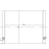 Hydraulic Radiator Core 11033160 for Volvo L120 L120B L120C L120D Loader