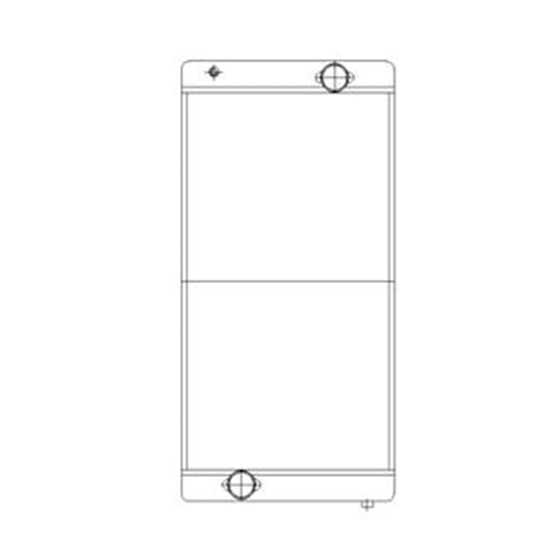 Hydraulic Radiator Core 11033554 for Volvo Loader L50C L50B