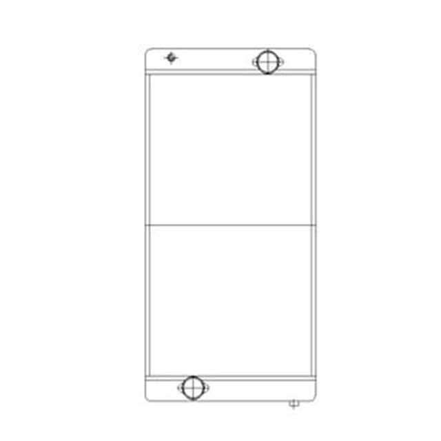 Core de radiateur hydraulique 11033554 pour le chargeur Volvo L50C L50B