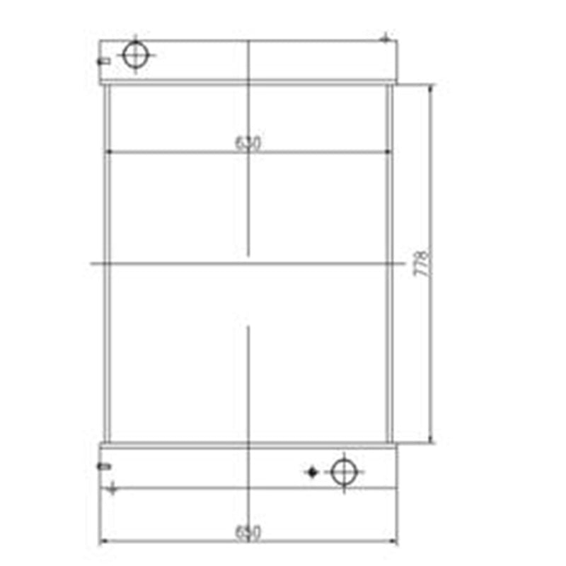 Hydraulic Radiator Core 11110553 11110592 11110591 for Volvo Wheel Loader L70E L60E