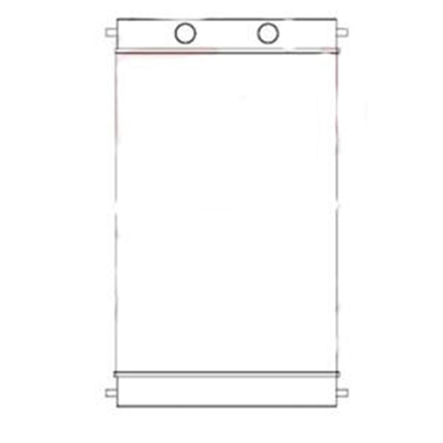 Core de radiateur hydraulique 11115954 pour les transporteurs articulés Volvo A40D