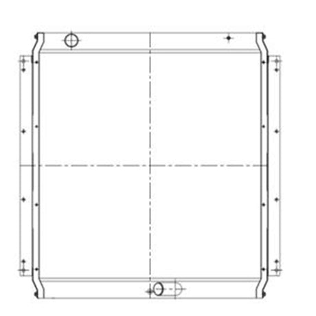 Hydraulic Radiator Core VOE 14505916 for Volvo Excavator EC210B