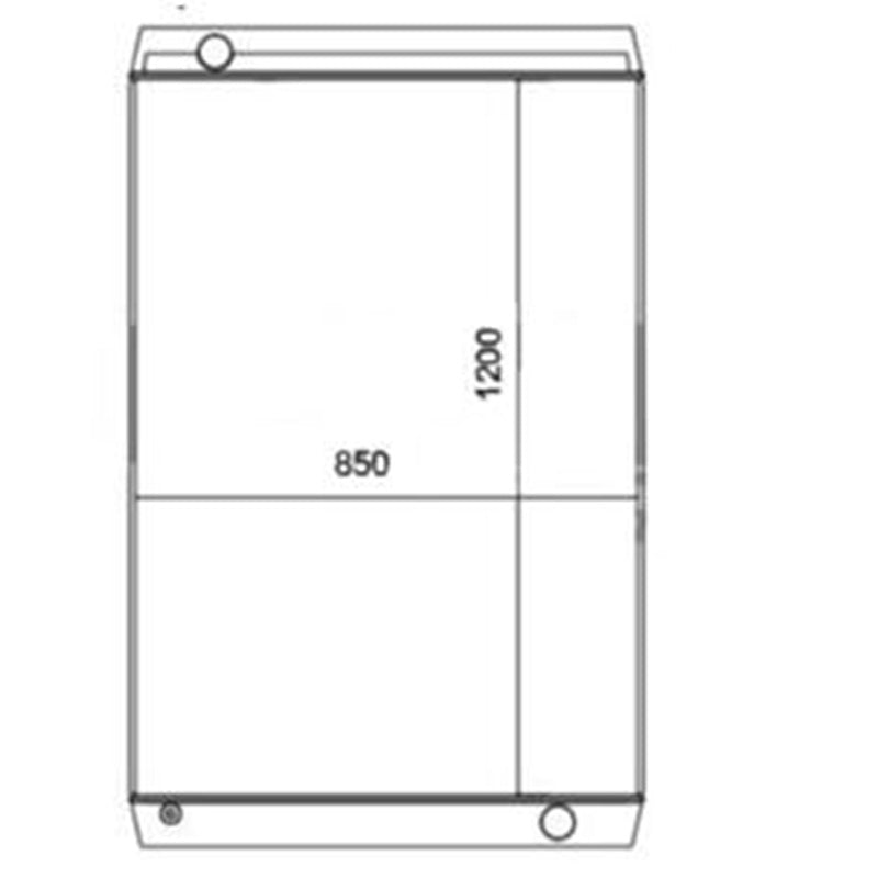 Radiateur hydraulique Core 15096620 15147619 pour Volvo L150H L180H L220H L250H