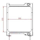 Core de radiateur hydraulique 17224502 ​​pour Volvo BL60 BL60B BL61 BL70 BL70B BL71B BL71PLUS