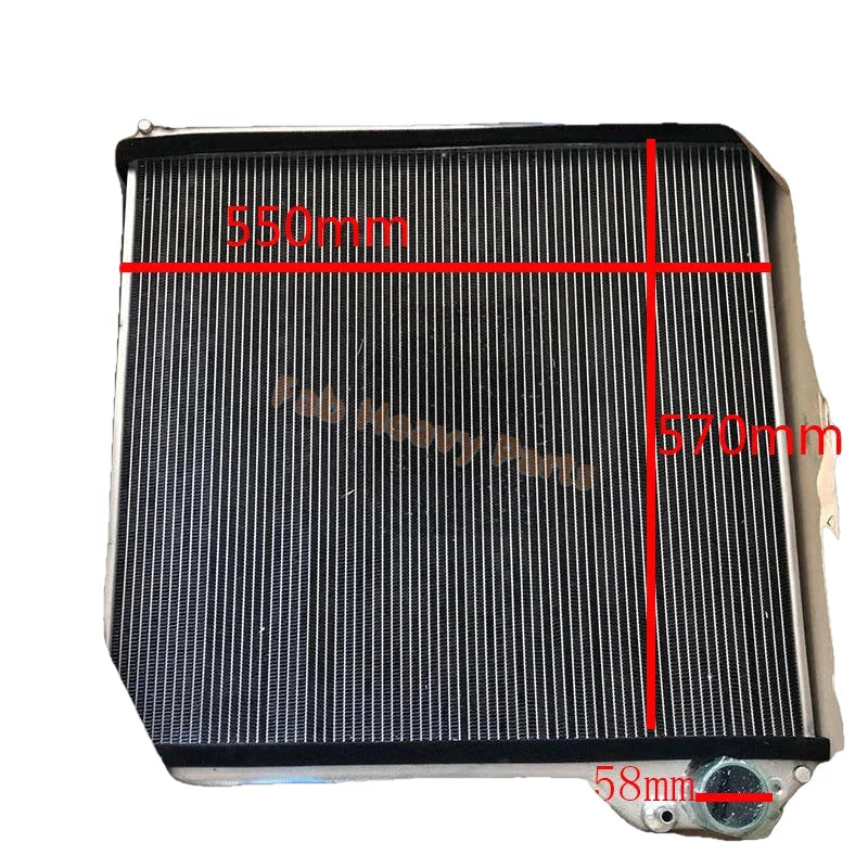 Core de radiateur hydraulique 17224502 ​​pour Volvo BL60 BL60B BL61 BL70 BL70B BL71B BL71PLUS